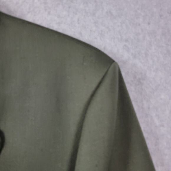 Vtg Kastell 100% Wool Green LS Button Up Trachten Jacket Men's 42 - Picture 7 of 16